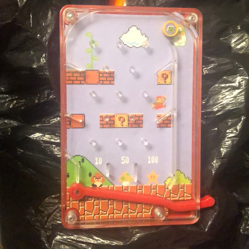 Hand held Super Mario game